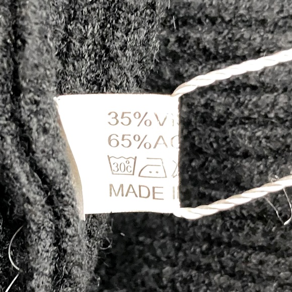 Women’s Black Open Front Dolman Sleeve Knit Cardigan W Pockets M - Picture 3 of 13